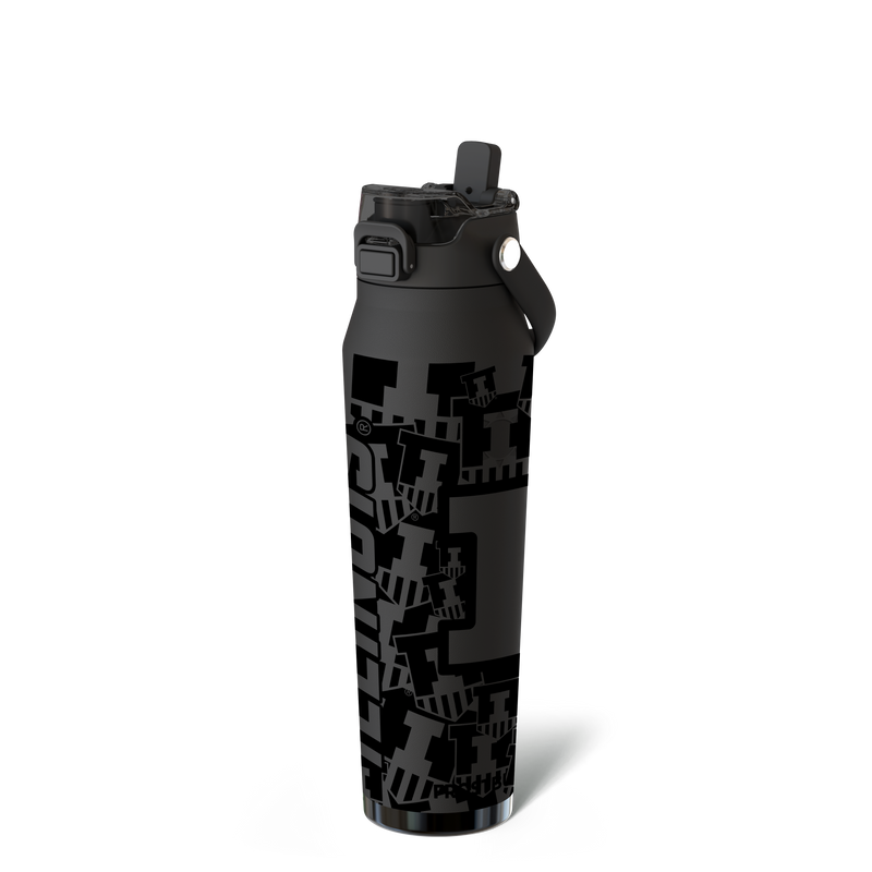 Bottle 32oz Illinois Fighting Illini Night Game